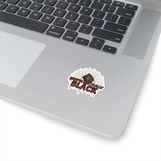 Unapologetically Black Die‑Cut Sticker Leela's Ink