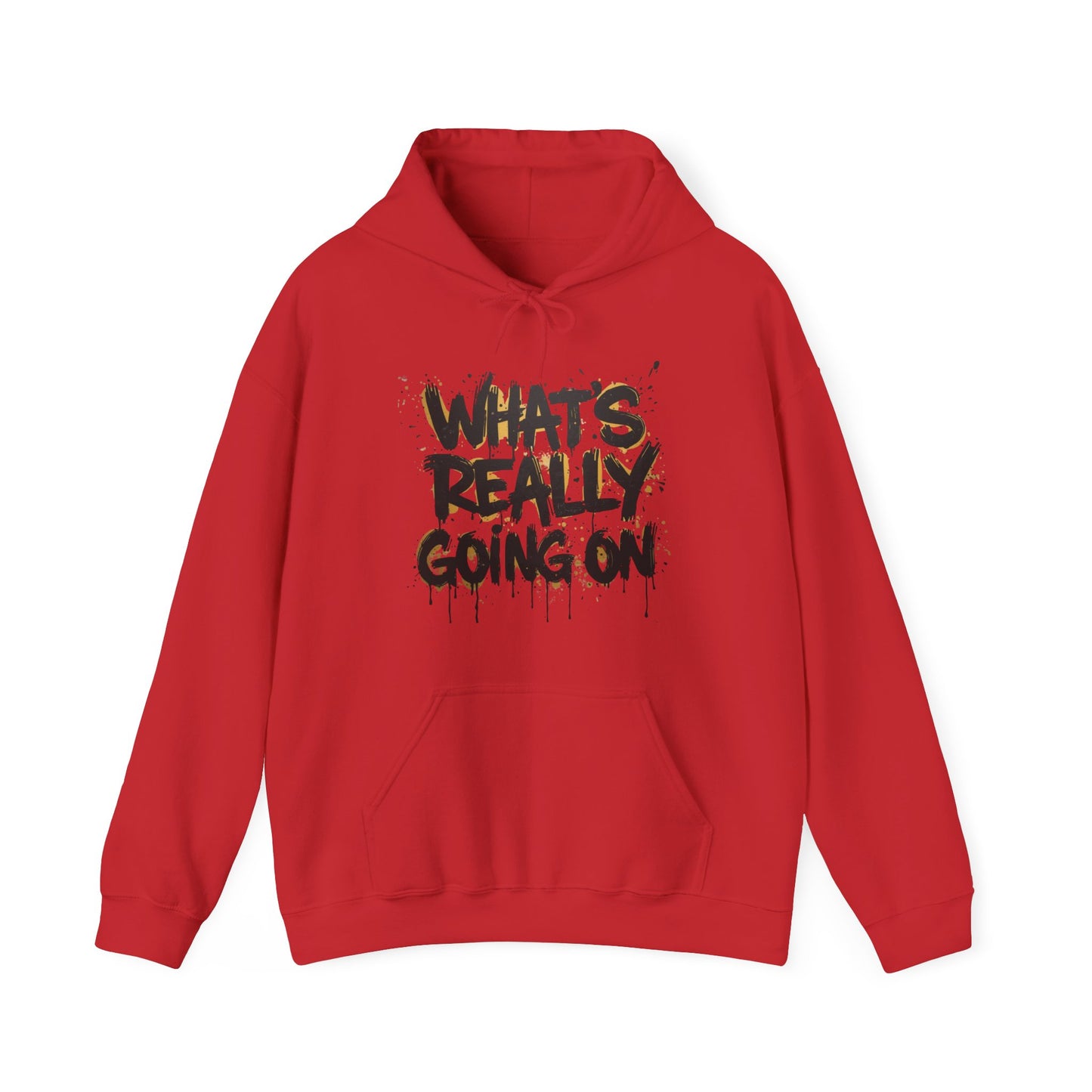 WHAT’S REALLY GOING ON Gold-Drip Hoodie — Truthwear Edition