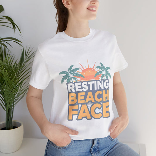 Resting Beach Face Tee