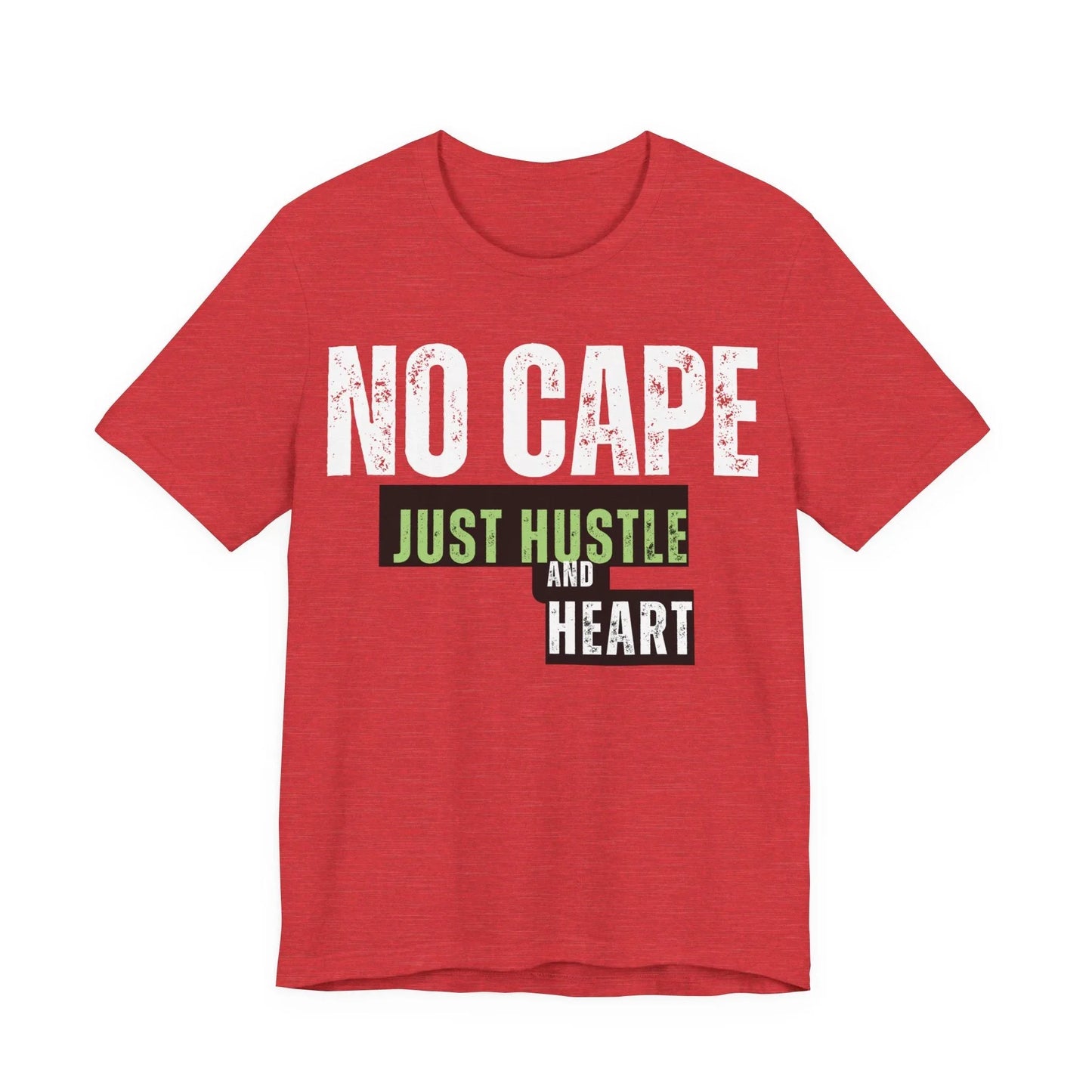 Just Hustle and Heart T‑Shirt – Motivational Graphic Tee for Go‑Getters Leela's Ink