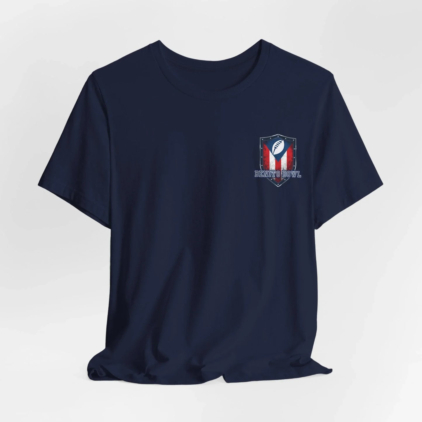 Benito Bowl 2026 Tee — Shield Front, La Isla Back Leela's Ink
