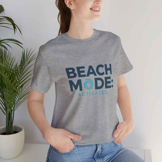Beach Mode Activated Graphic Tee – Vacation Streetwear | Leela's Ink