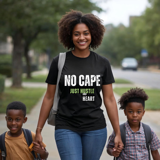 Just Hustle and Heart T‑Shirt – Motivational Graphic Tee for Go‑Getters