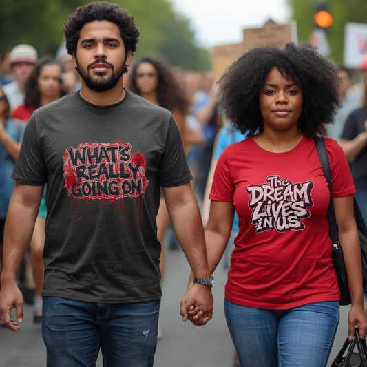 WHAT’S REALLY GOING ON — Brick Wall Graffiti Tee