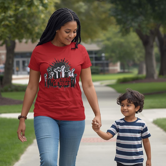 "Together We Rise” Unity & Empowerment T‑Shirt