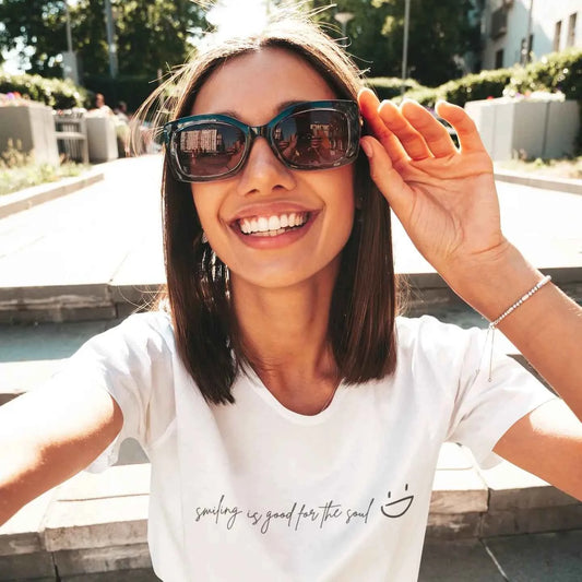 Smiling Is Good for the Soul Graphic Tee