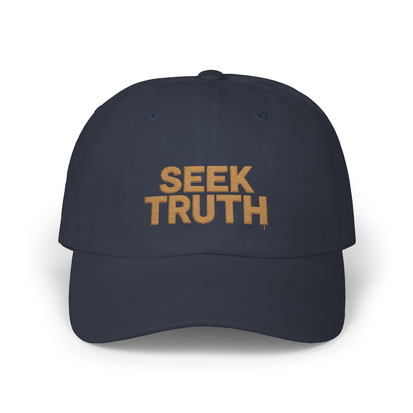 SEEK TRUTH — Embroidered Statement Cap