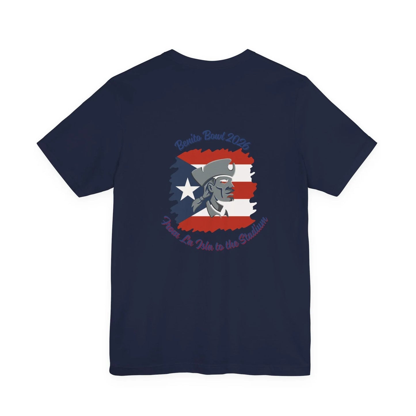Benito Bowl 2026 Tee — Shield Front, La Isla Back Leela's Ink