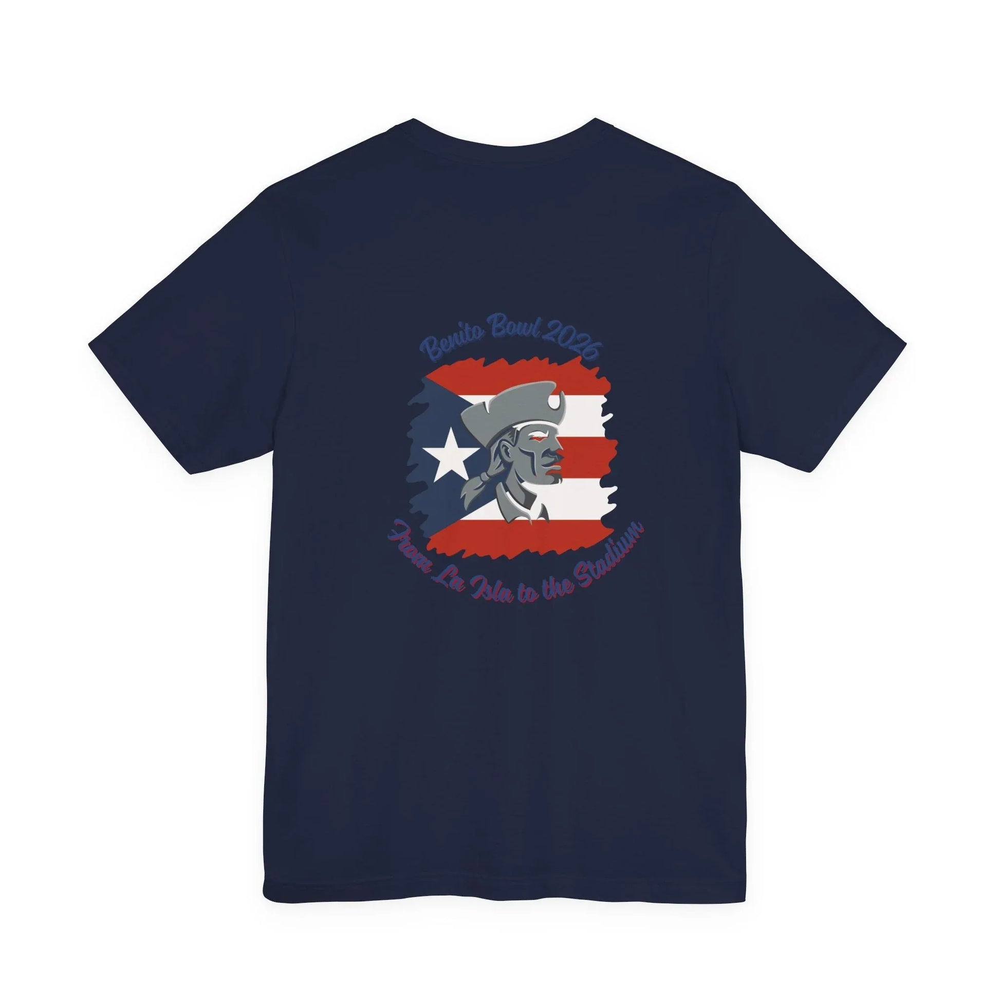 Benito Bowl 2026 Tee — Shield Front, La Isla Back Leela's Ink