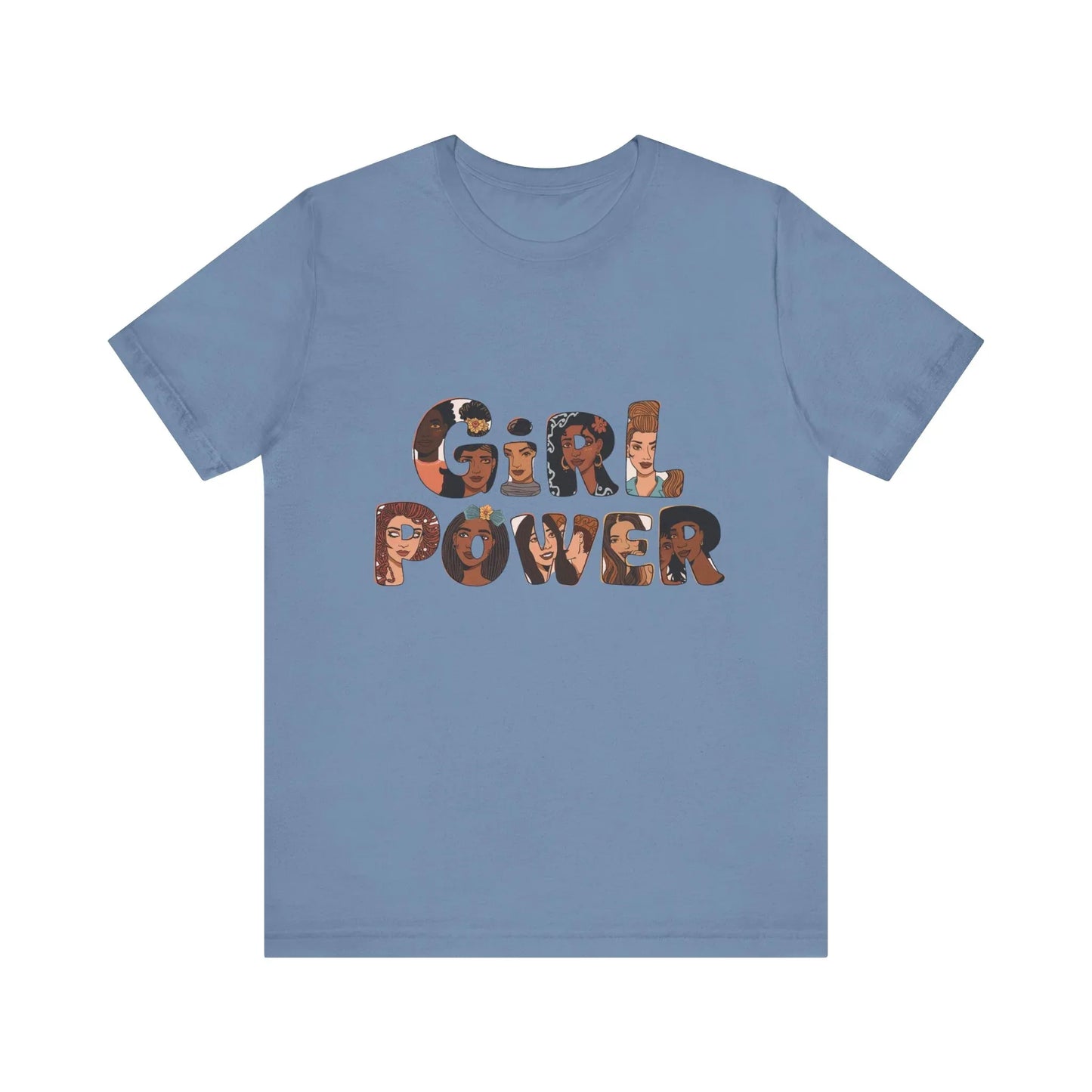 Girl Power Graphic Tee – Floral Retro Feminist Streetwear | Leela's Ink

