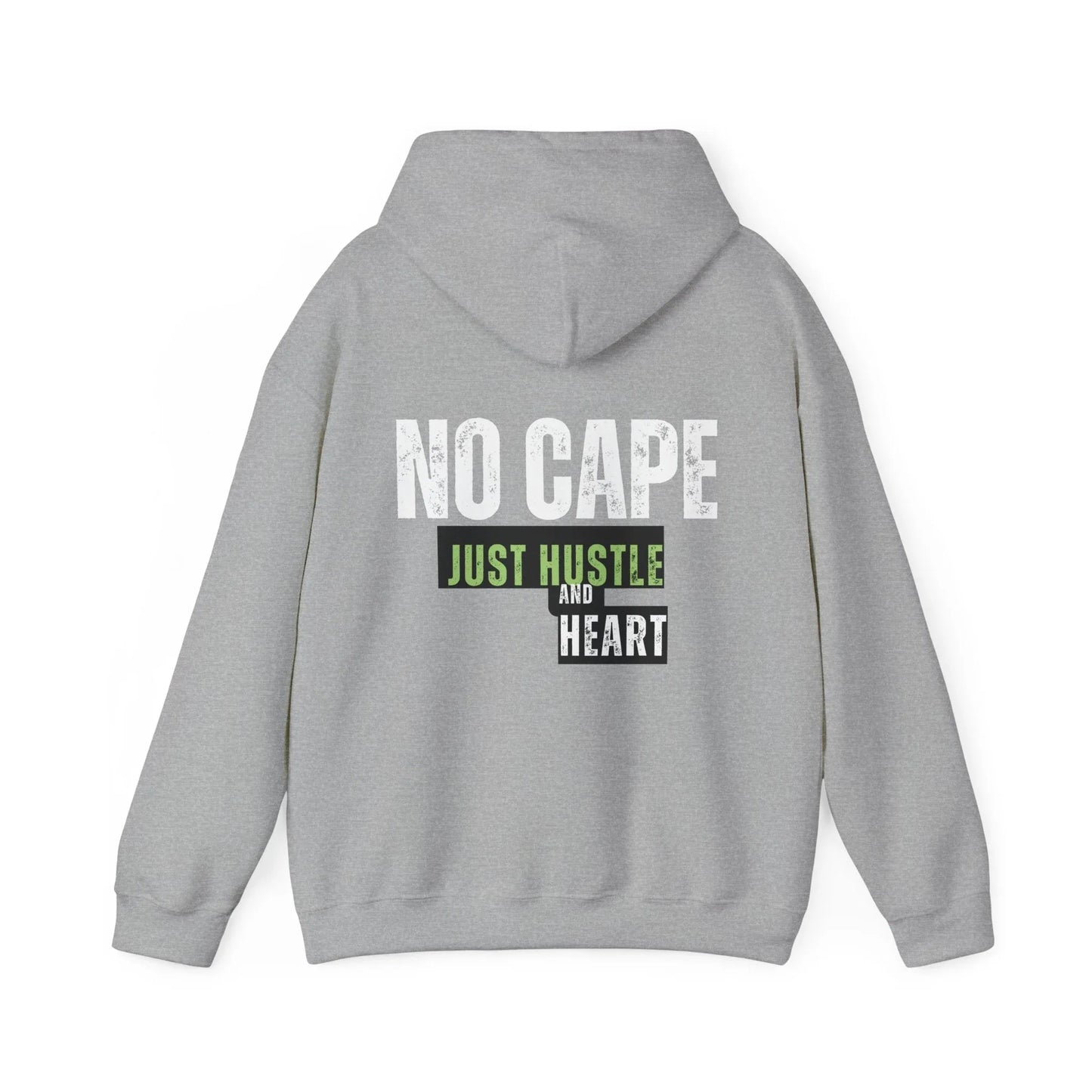 Hustle and Heart Hoodie — "Just Hustle and Heart" Motivational Pullover Printify