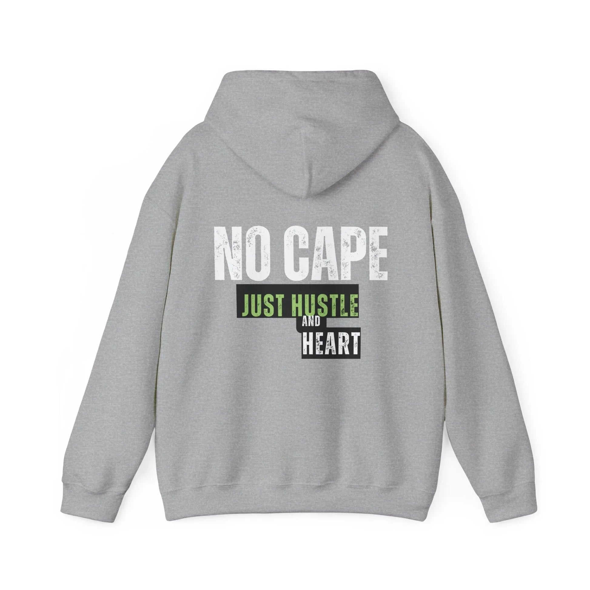 Hustle and Heart Hoodie — "Just Hustle and Heart" Motivational Pullover Printify