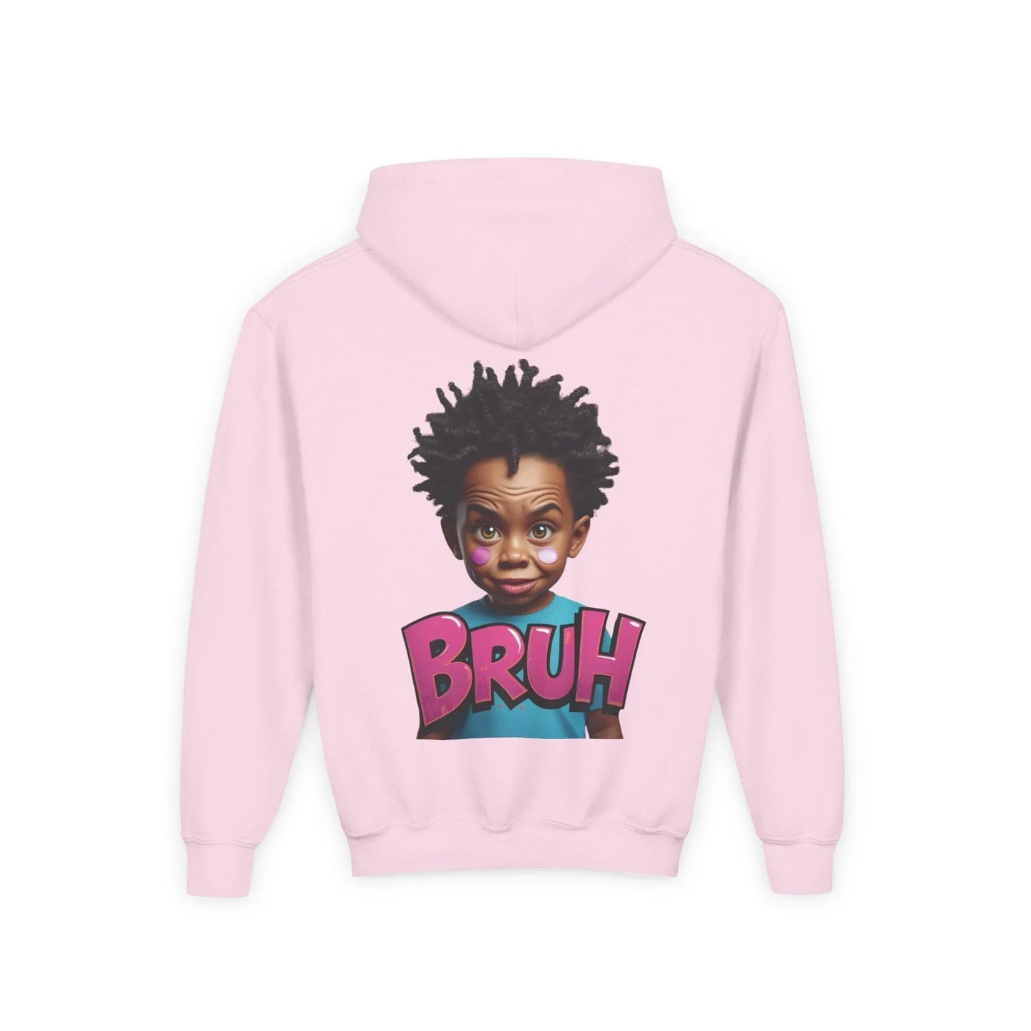 Bruh Kid Graphic Hoodie — Youth Funny Streetwear Pullover Leela's Ink