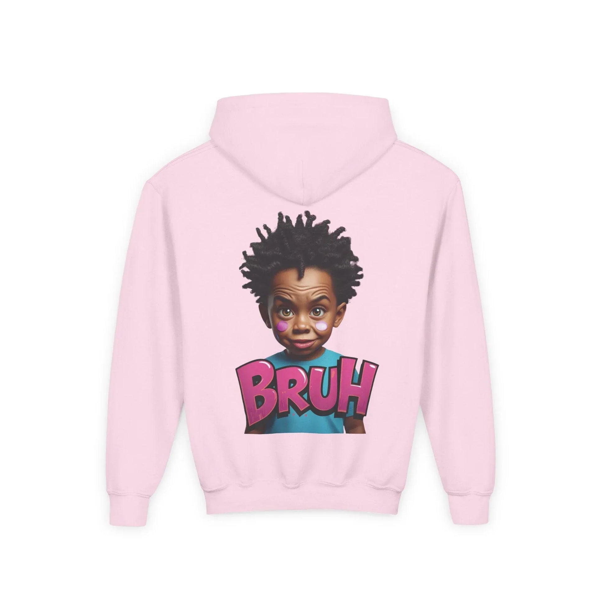 Bruh Kid Graphic Hoodie — Youth Funny Streetwear Pullover Leela's Ink