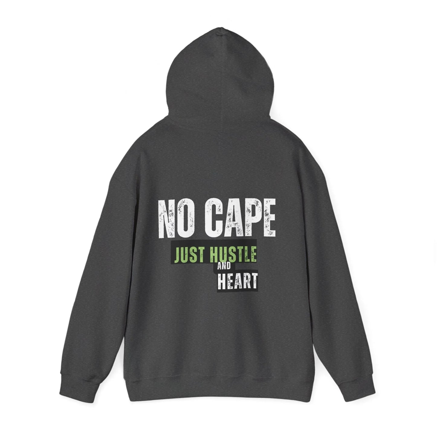 Hustle and Heart Hoodie — "Just Hustle and Heart" Motivational Pullover Printify