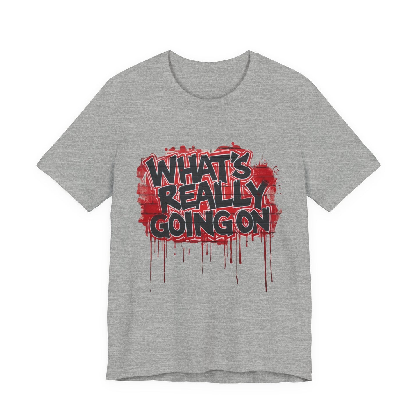 WHAT’S REALLY GOING ON — Brick Wall Graffiti Tee
