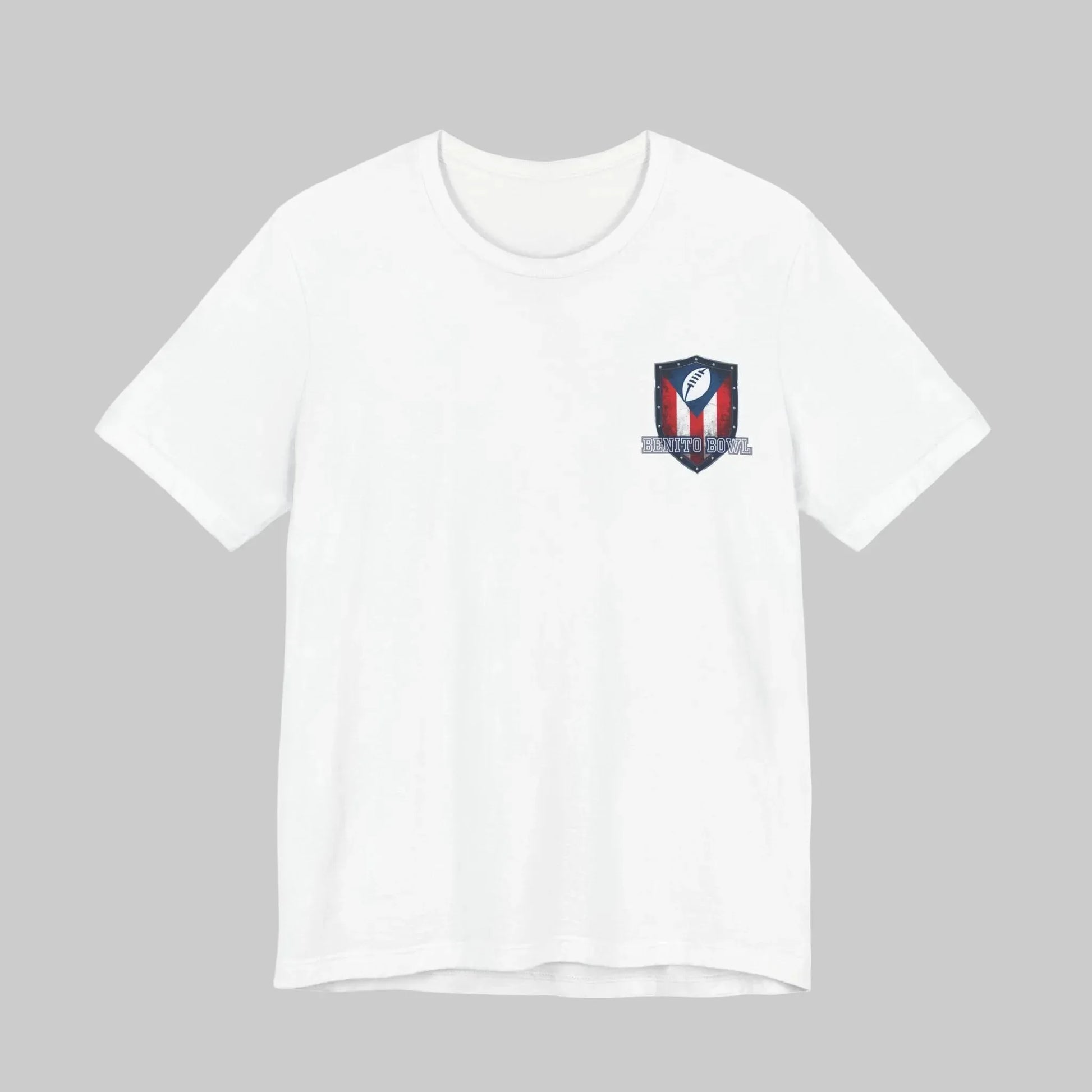 Benito Bowl 2026 Tee — Shield Front, La Isla Back Leela's Ink