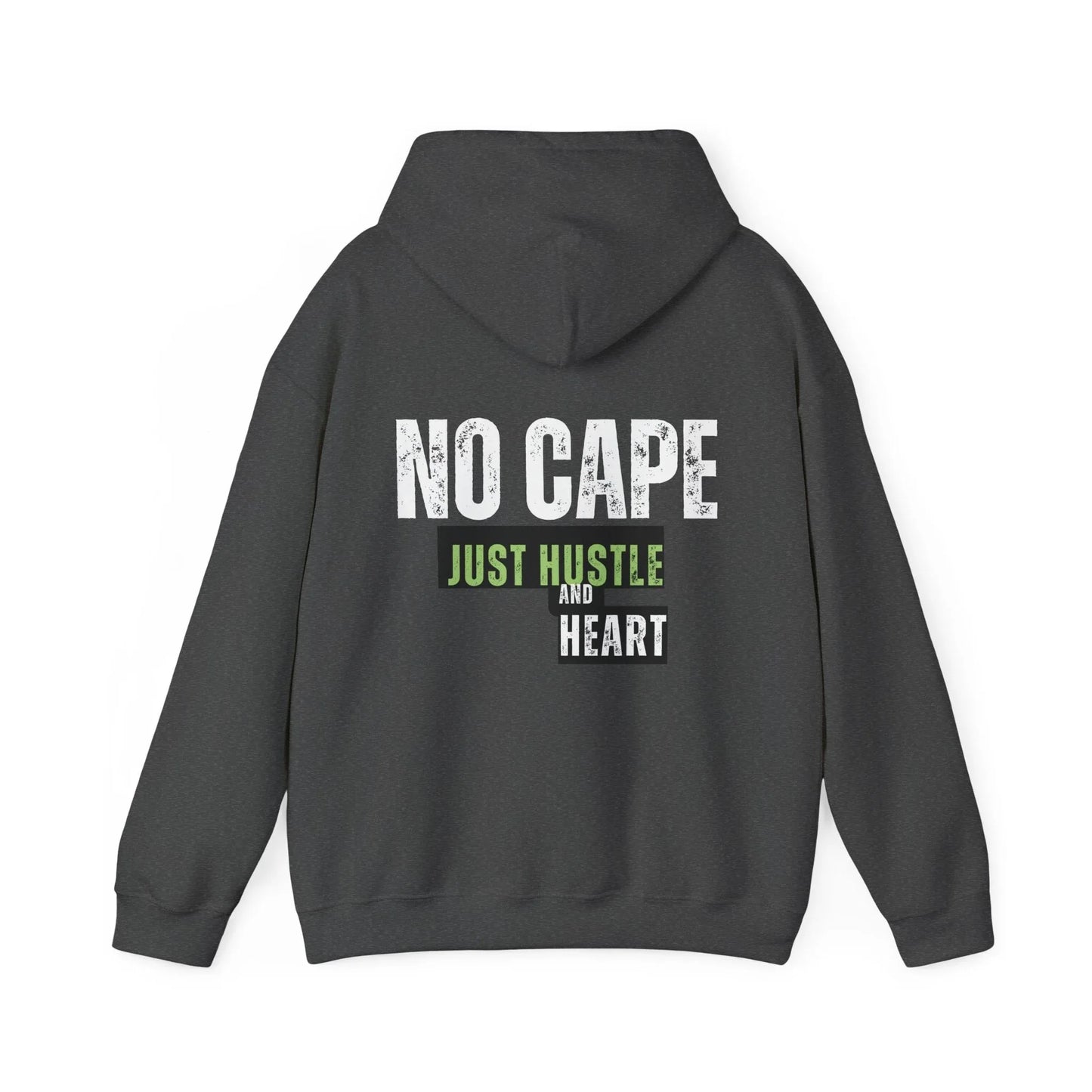 Hustle and Heart Hoodie — "Just Hustle and Heart" Motivational Pullover Printify