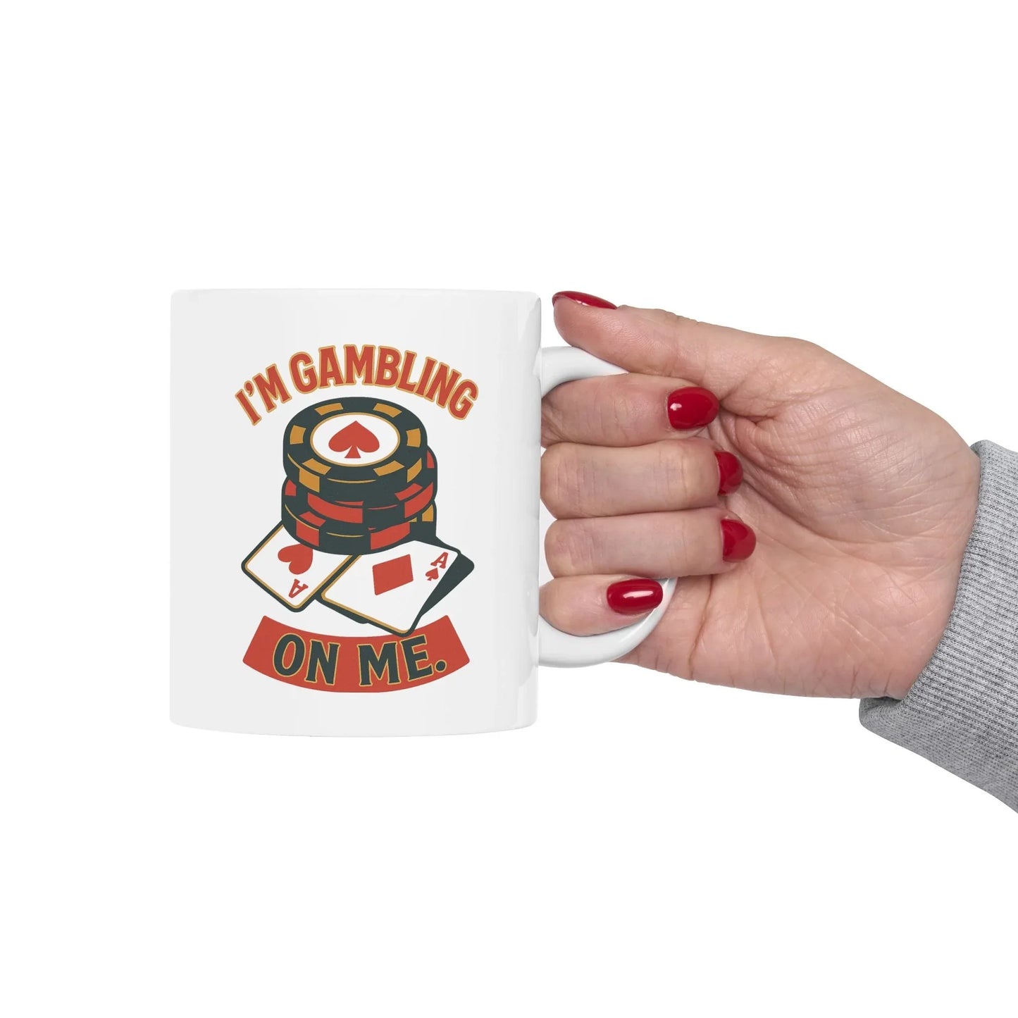 I’m Gambling on Me Mug — Bold Self‑Belief Drinkware Leela's Ink
