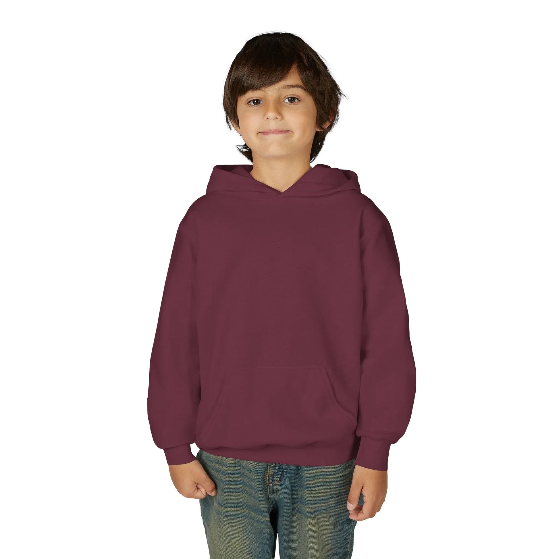Youth Hoodie — "What Tha" Funny Kid Expression Graphic Pullover Printify