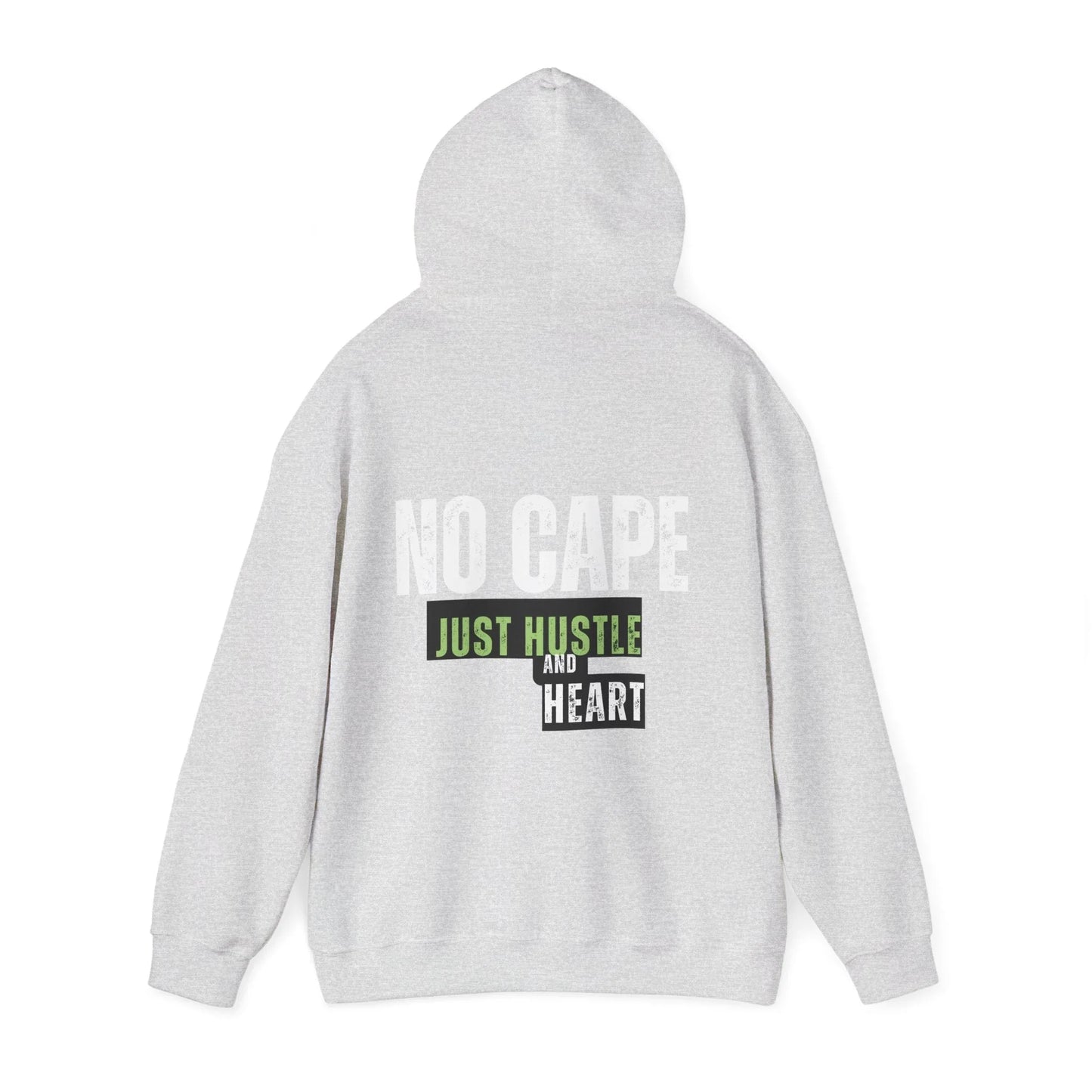 Hustle and Heart Hoodie — "Just Hustle and Heart" Motivational Pullover Printify