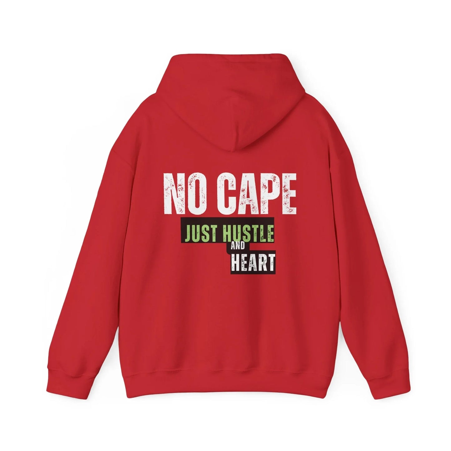 Hustle and Heart Hoodie — "Just Hustle and Heart" Motivational Pullover Printify