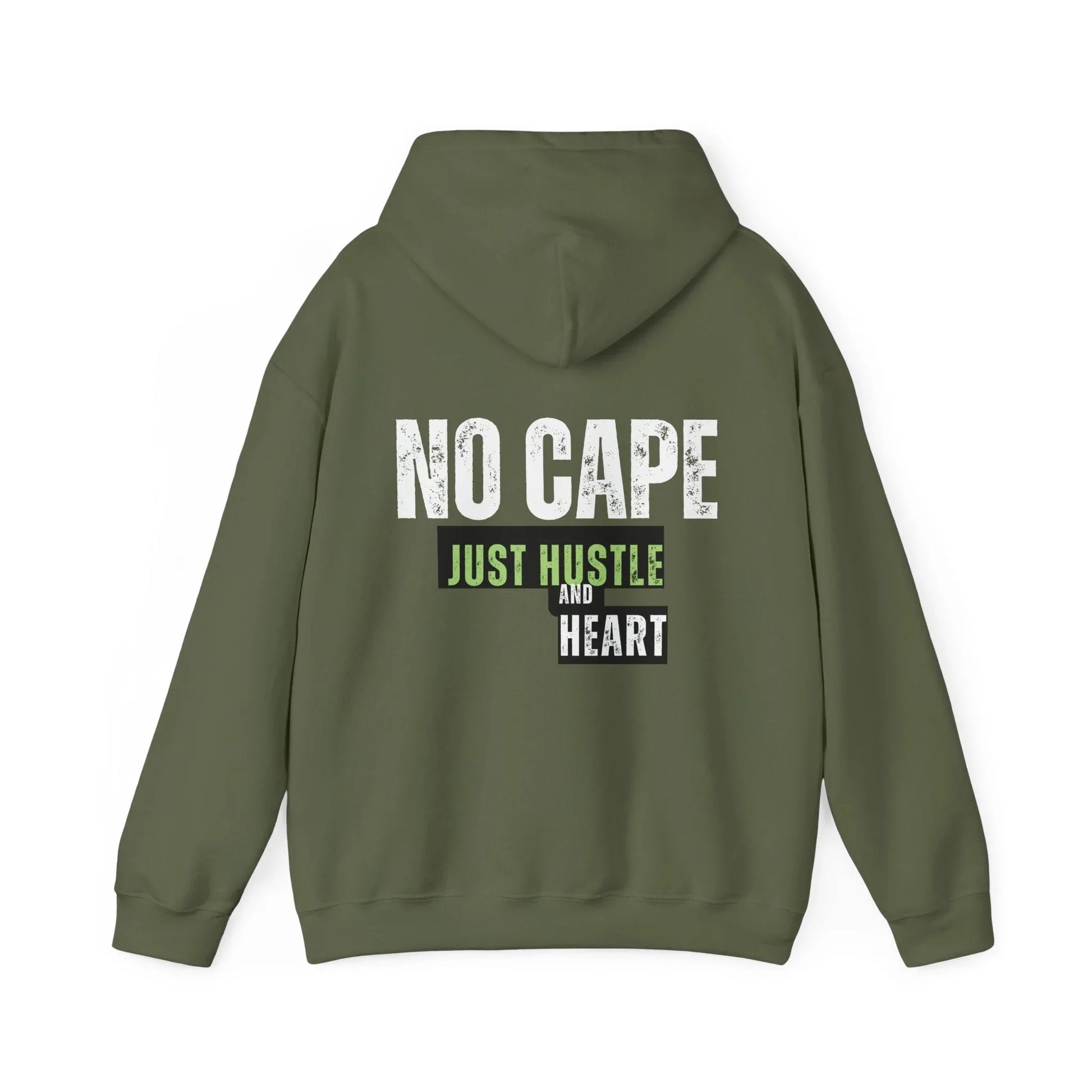 Hustle and Heart Hoodie — "Just Hustle and Heart" Motivational Pullover Printify