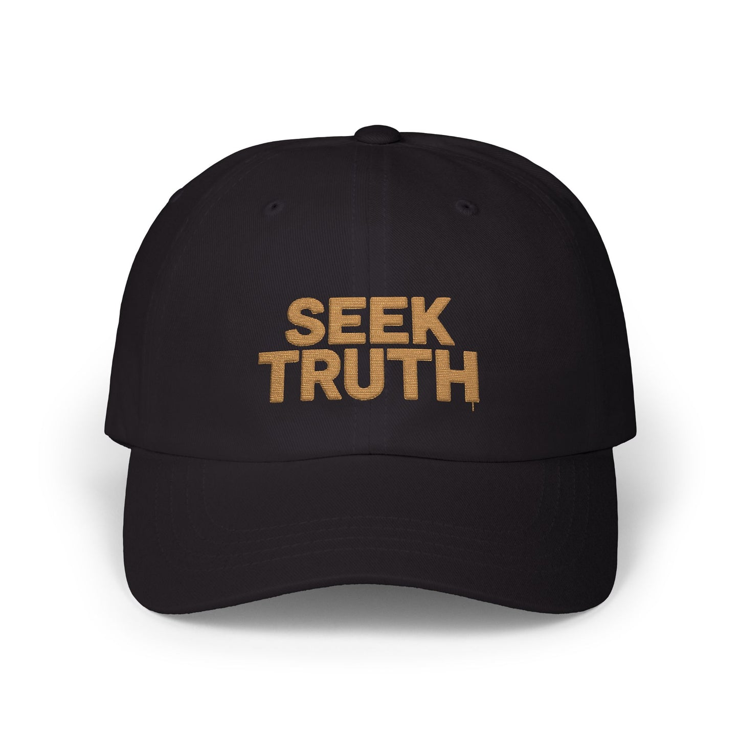 SEEK TRUTH — Embroidered Statement Cap