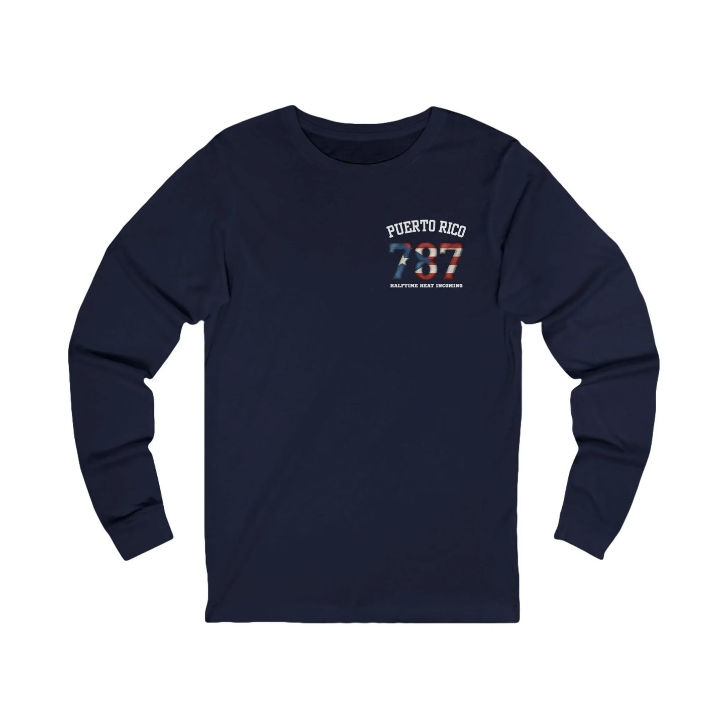 Halftime Heat 2026 — Puerto Rico Pride x New England Spirit Long Sleeve Tee Leela's Ink