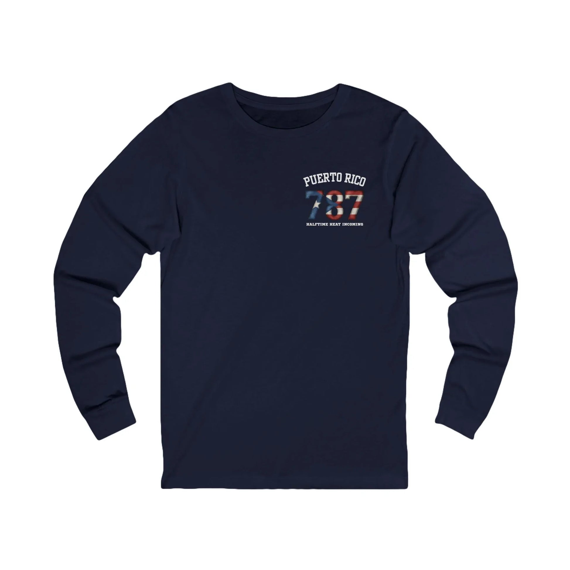 Halftime Heat 2026 — Puerto Rico Pride x New England Spirit Long Sleeve Tee Leela's Ink
