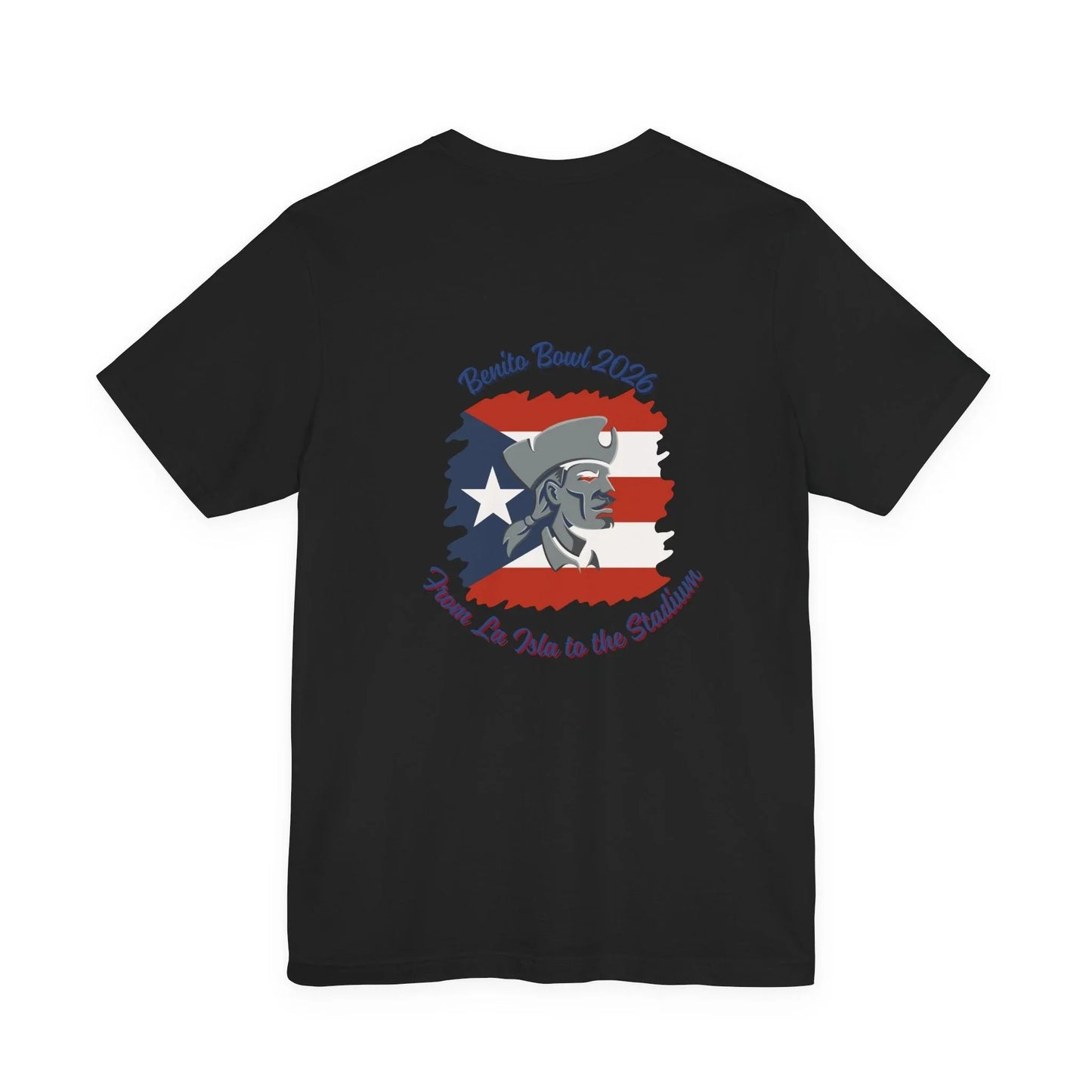 Benito Bowl 2026 Tee — Shield Front, La Isla Back Leela's Ink