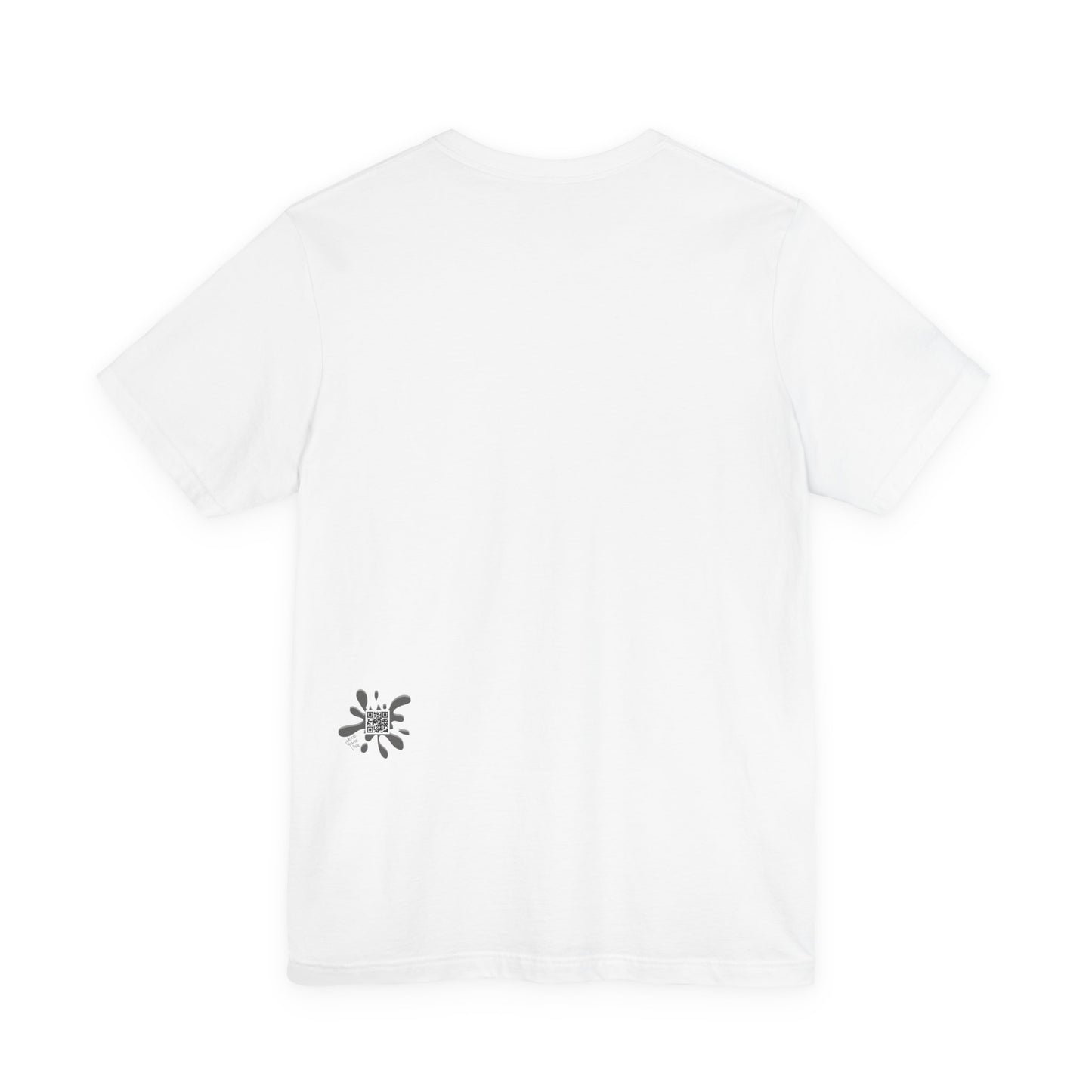 Parent of a Legend tee showing back emblem logo detail