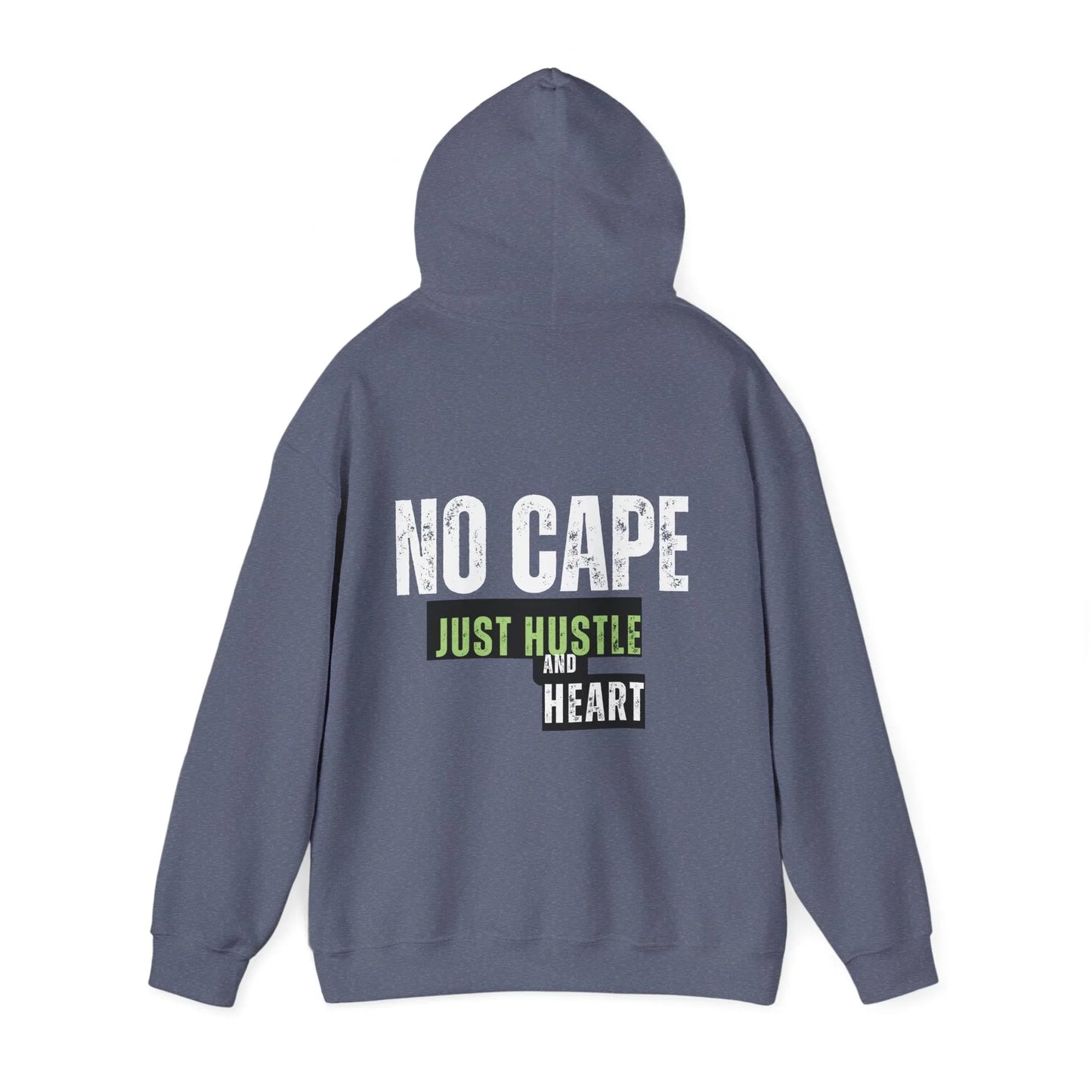 Hustle and Heart Hoodie — "Just Hustle and Heart" Motivational Pullover Printify