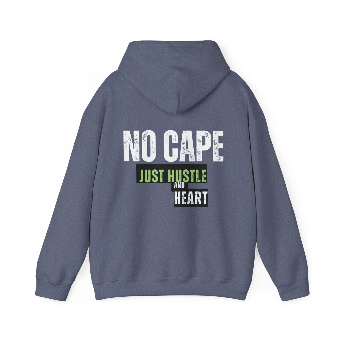 Hustle and Heart Hoodie — "Just Hustle and Heart" Motivational Pullover Printify