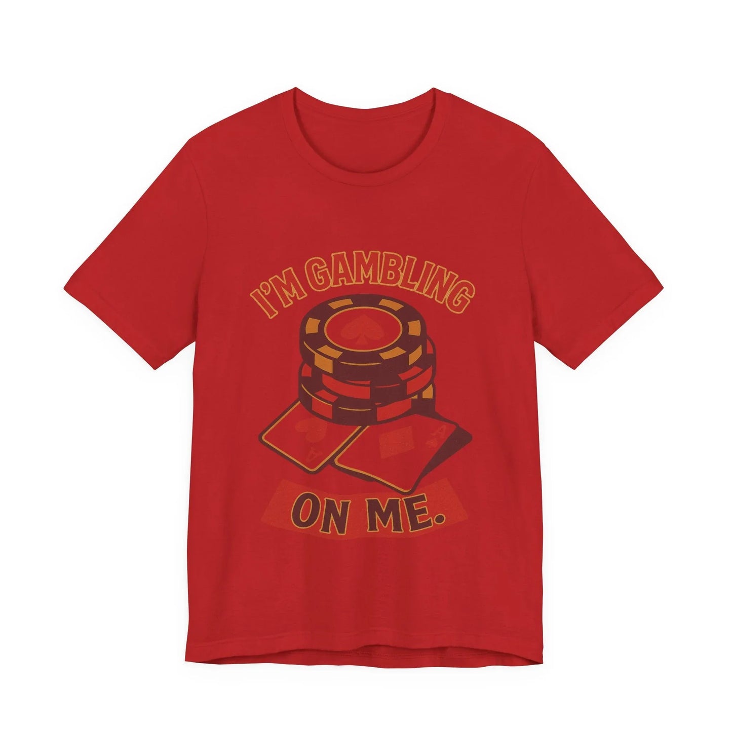 I'm Gambling on Me Tee — Crowned Ace Back Print Leela's Ink