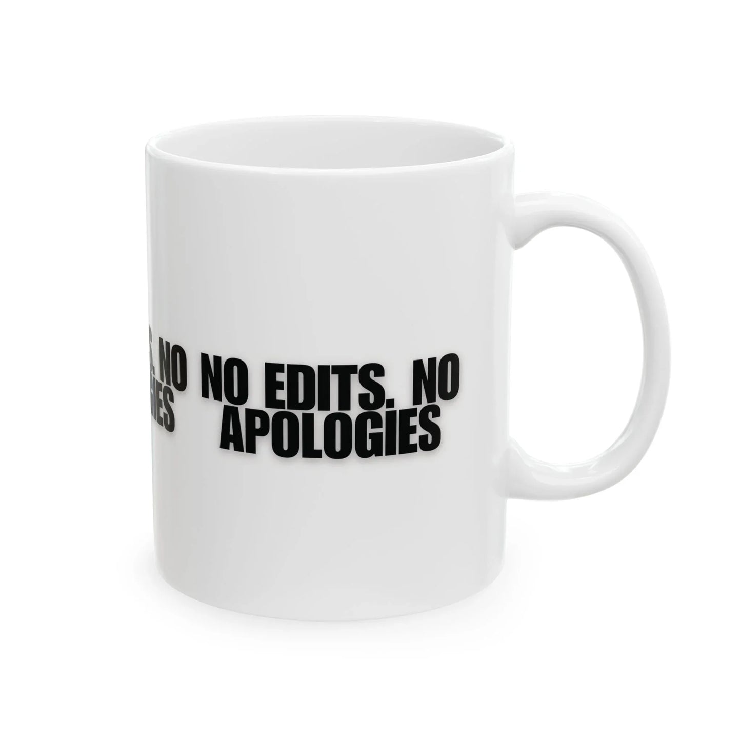 No Edits, No Apologies — Empowerment Mug (11oz) Leela's Ink