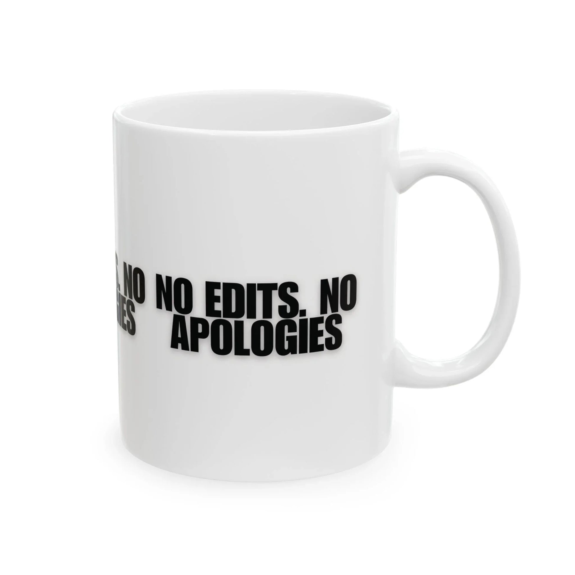 No Edits, No Apologies — Empowerment Mug (11oz) Leela's Ink