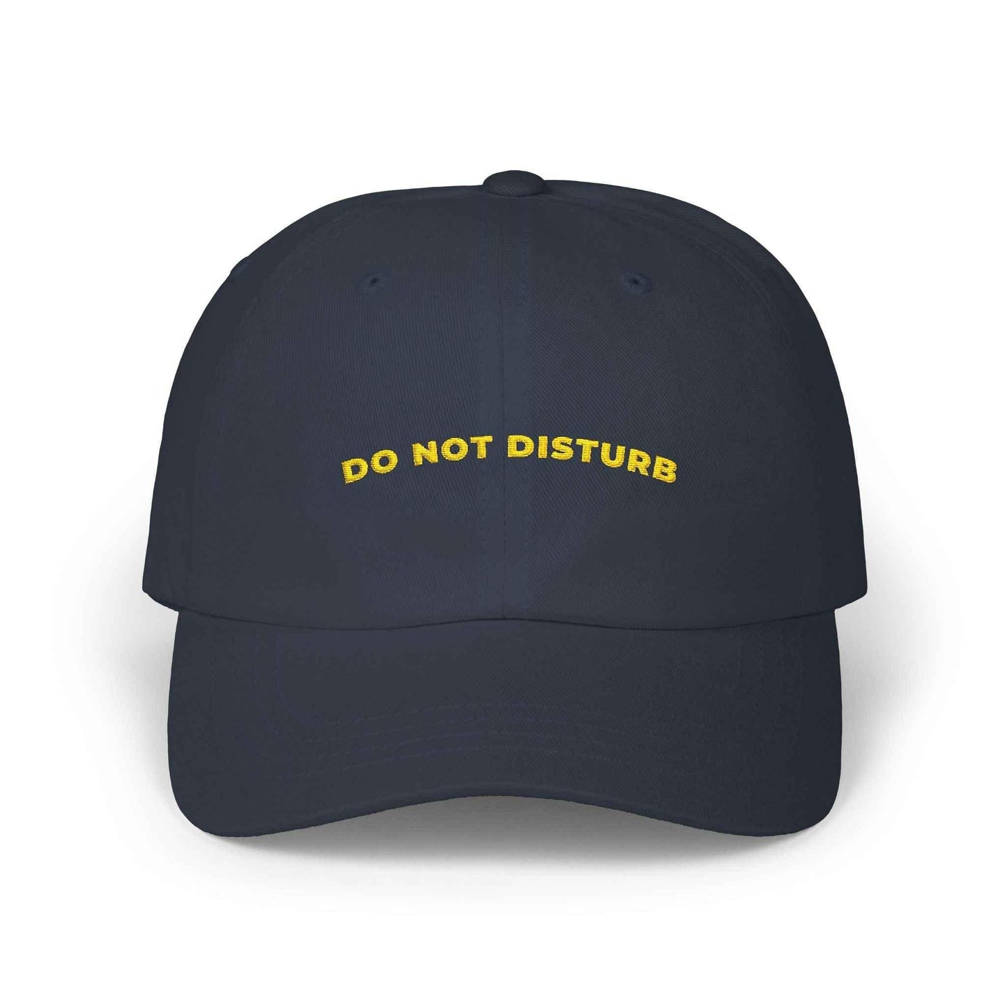 Do Not Disturb Dad Cap — Embroidered Minimalist Hat