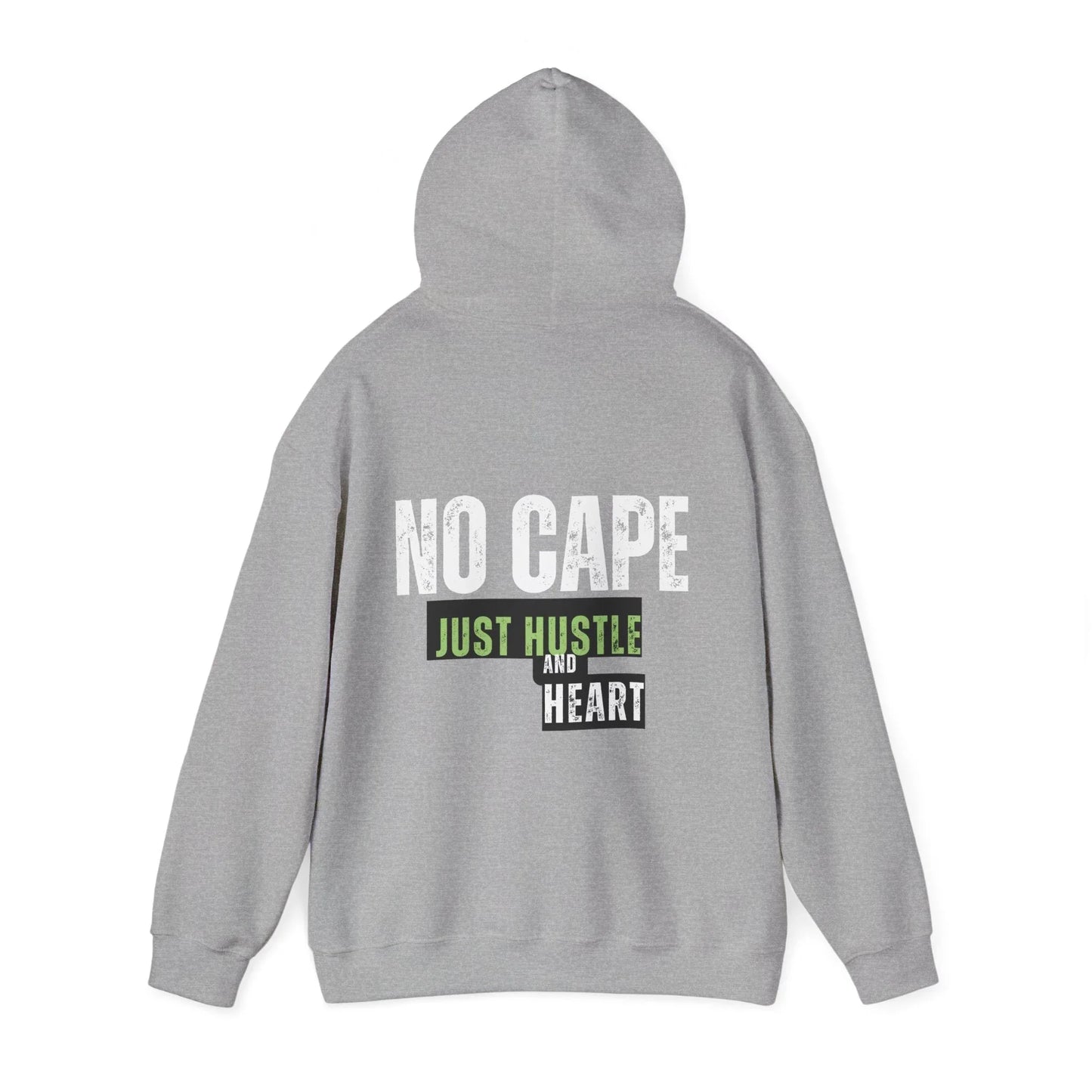 Hustle and Heart Hoodie — "Just Hustle and Heart" Motivational Pullover Printify