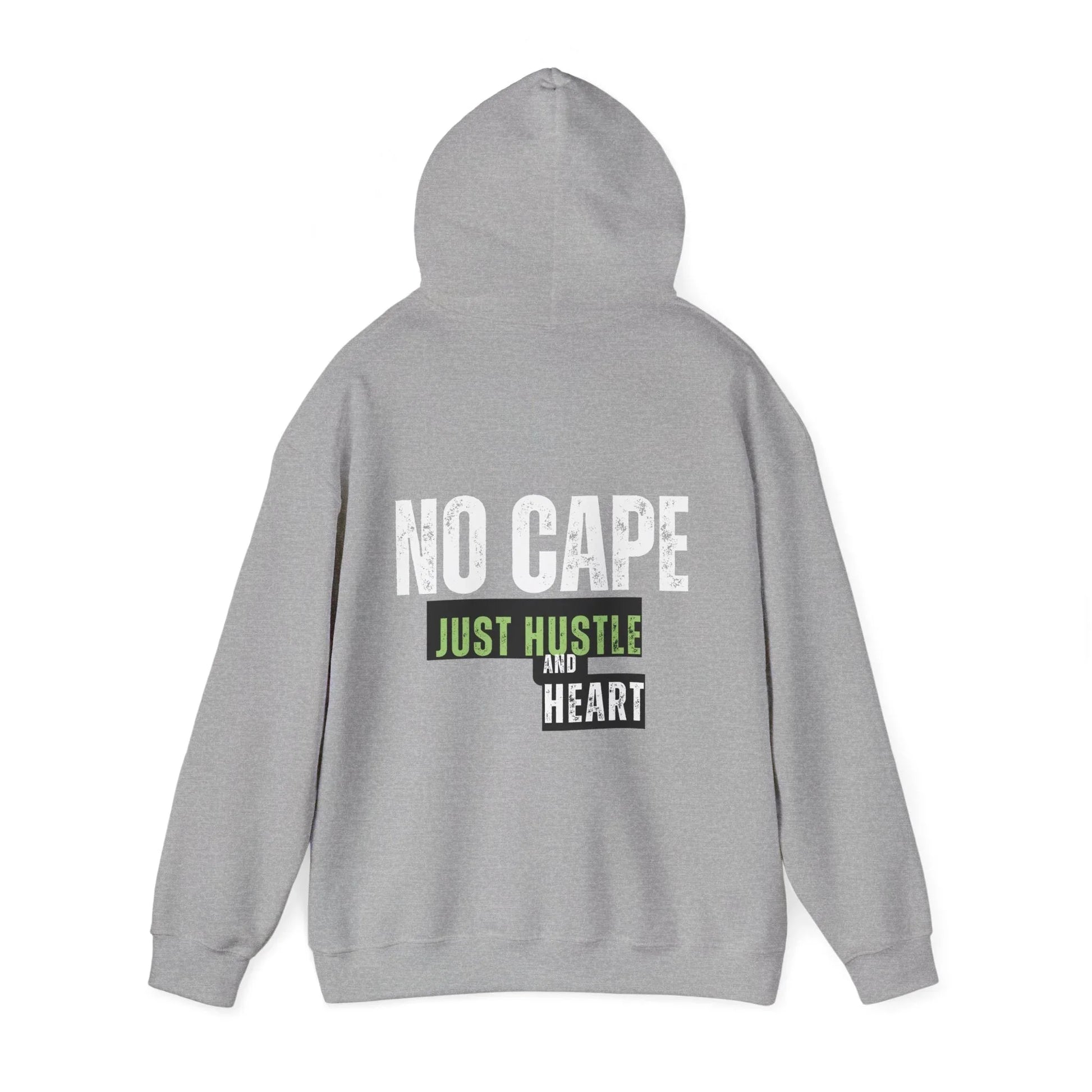 Hustle and Heart Hoodie — "Just Hustle and Heart" Motivational Pullover Printify