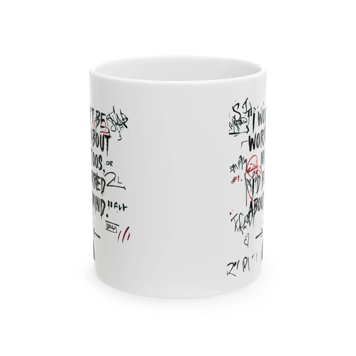Mind Over Ink Ceramic Mug - No Background (11oz) Leela's Ink