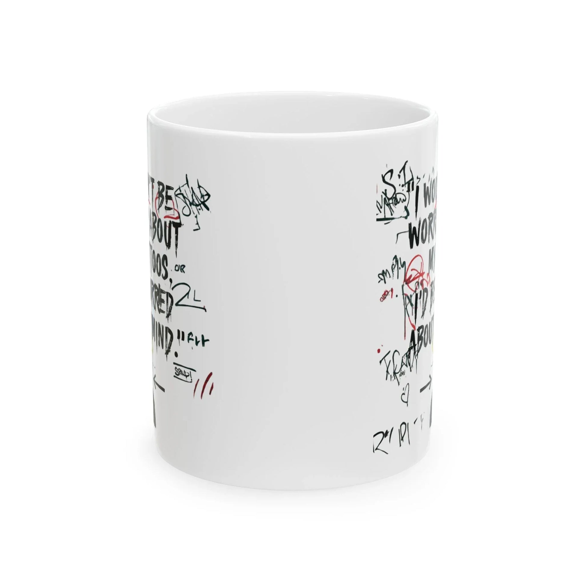 Mind Over Ink Ceramic Mug - No Background (11oz) Leela's Ink
