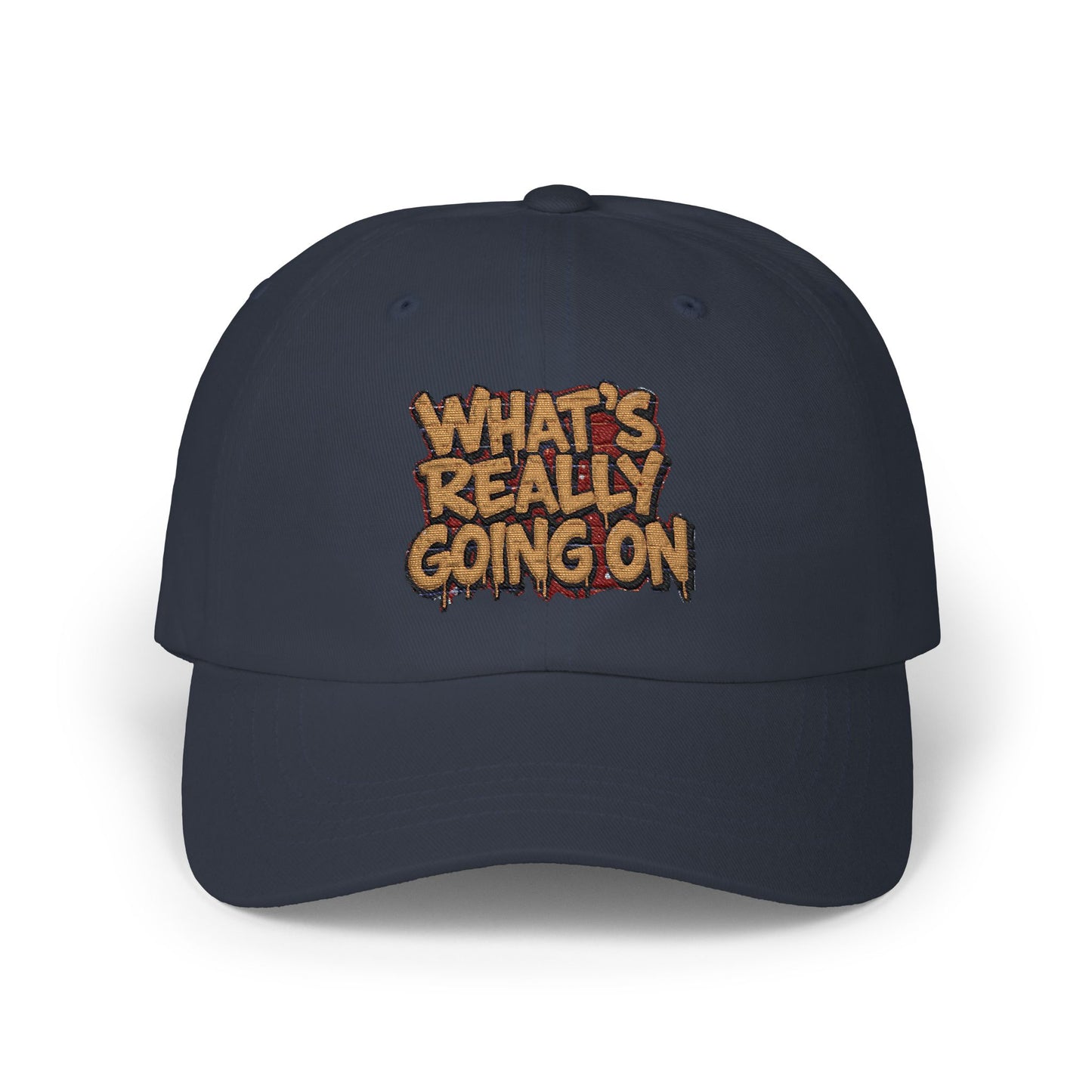 WHAT’S REALLY GOING ON Graffiti Cap — Yellow Drip Edition