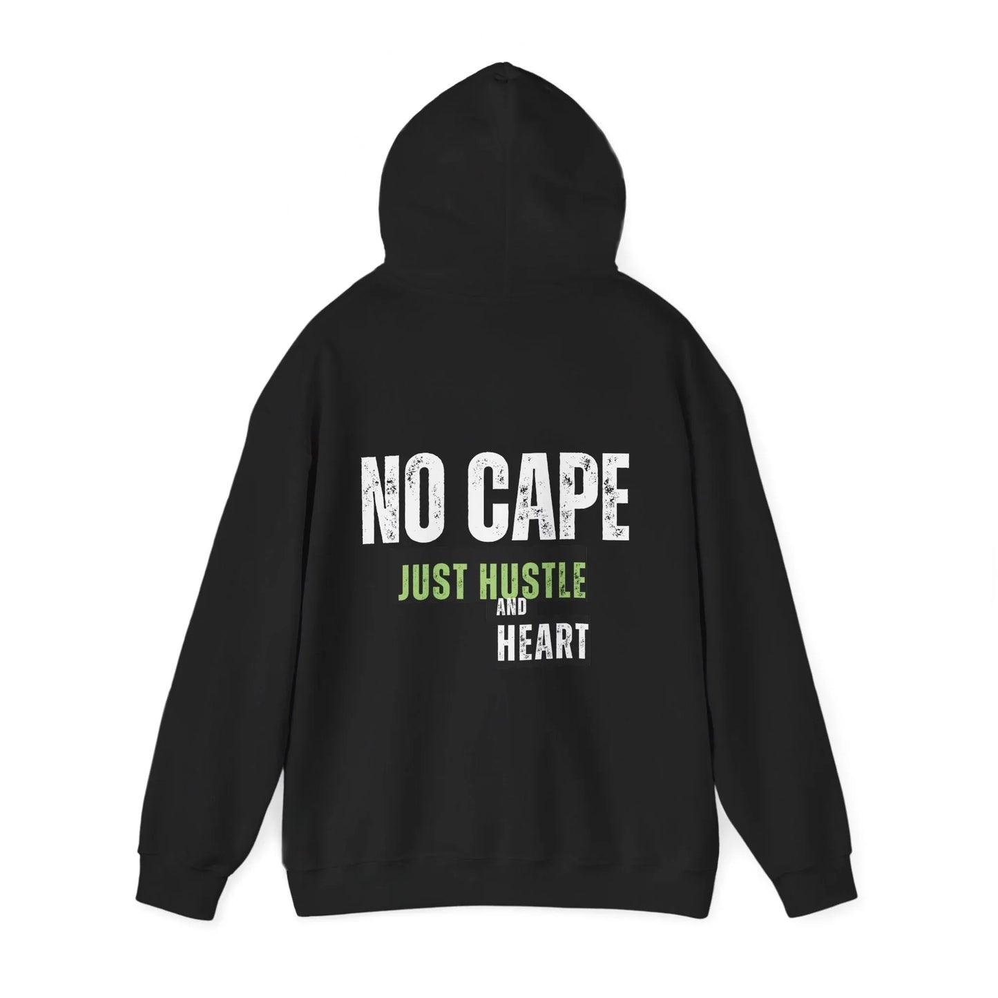 Hustle and Heart Hoodie — "Just Hustle and Heart" Motivational Pullover Printify