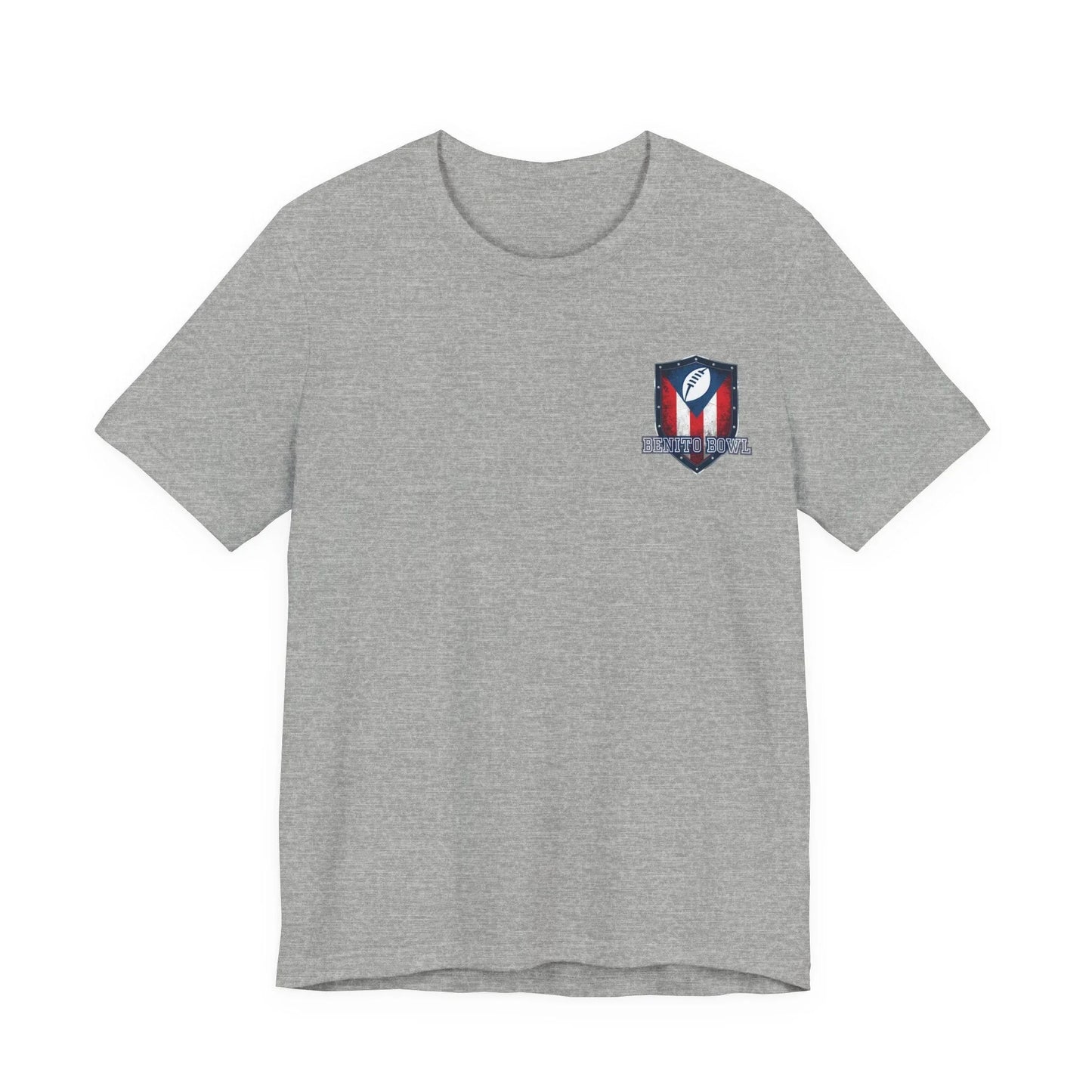 Benito Bowl 2026 Tee — Shield Front, La Isla Back Leela's Ink