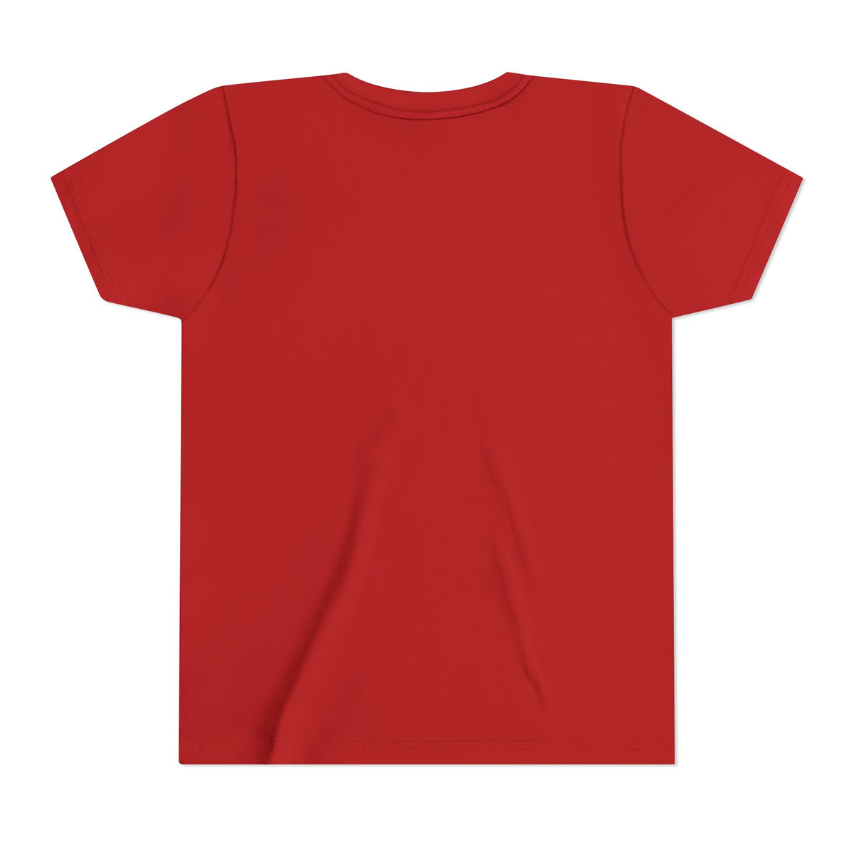 Red t-shirt on a white background