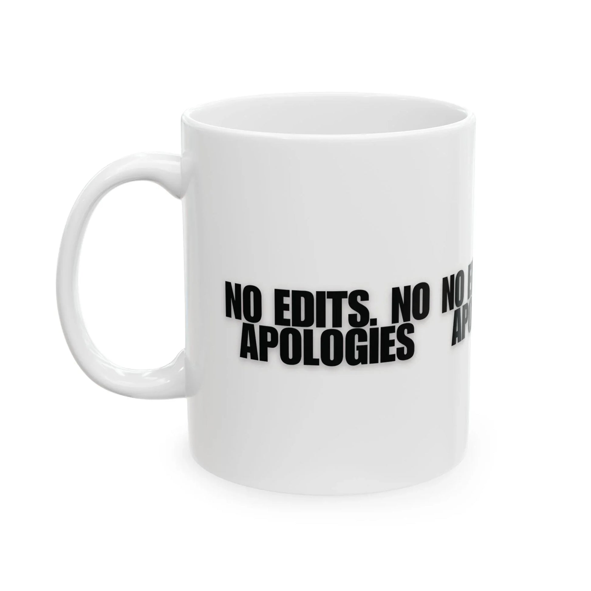 No Edits, No Apologies — Empowerment Mug (11oz) Leela's Ink