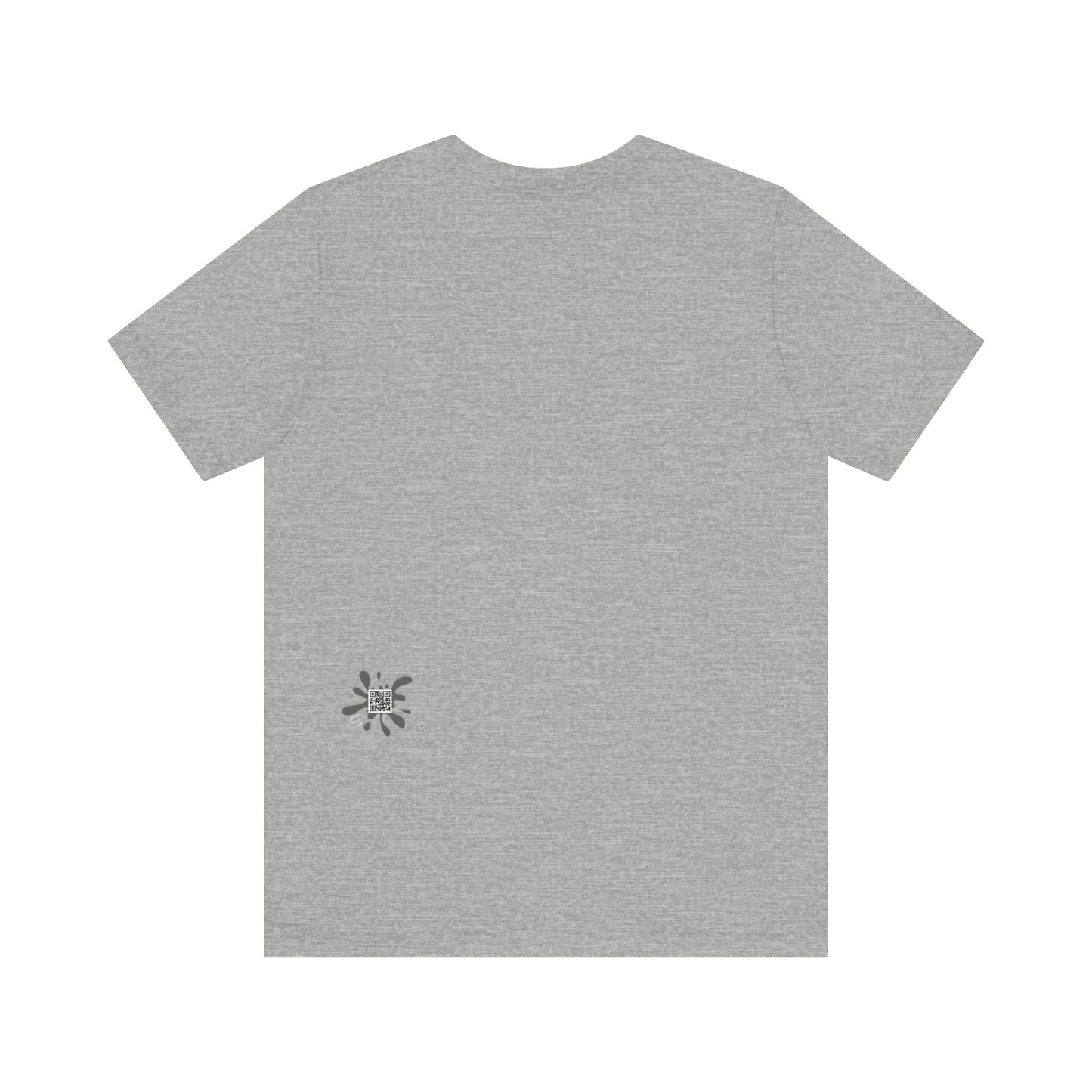 America 250 Happy Birthday T-Shirt – lower back emblem detail showing subtle patriotic 1776-2026 anniversary graphic on Leela's Ink tee

