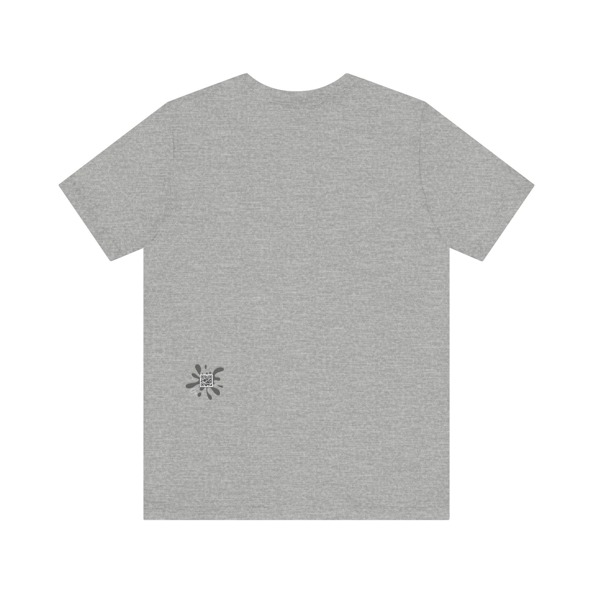 America 250 Happy Birthday T-Shirt – lower back emblem detail showing subtle patriotic 1776-2026 anniversary graphic on Leela's Ink tee

