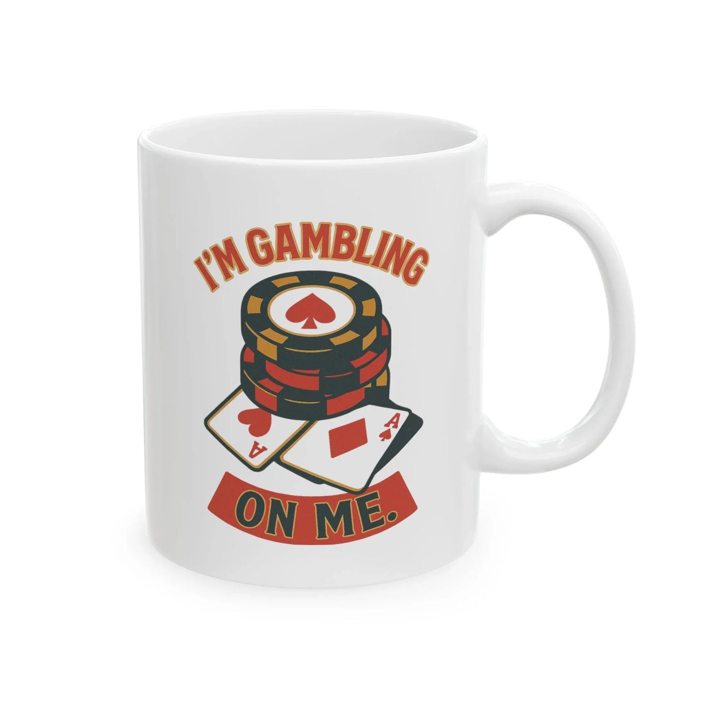 I’m Gambling on Me Mug — Bold Self‑Belief Drinkware Leela's Ink